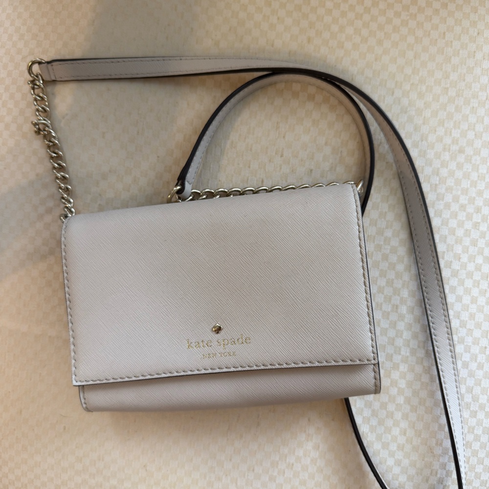 Kate Spade Light Cream Crossbody Bag